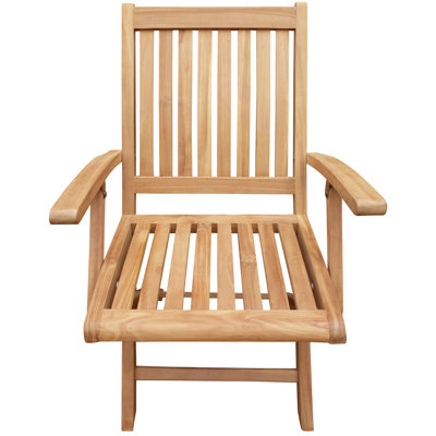 Kristopher Folding Teak Patio Dining Chair
