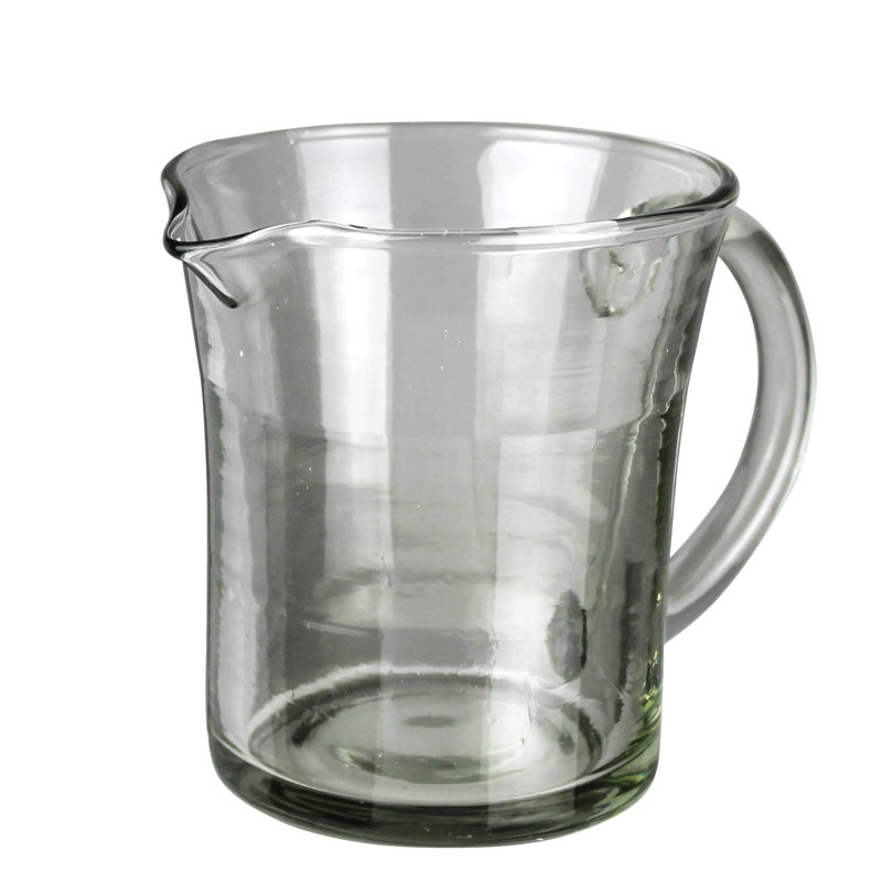 Demure Pitcher, Glass  8 Oz. Capacity
