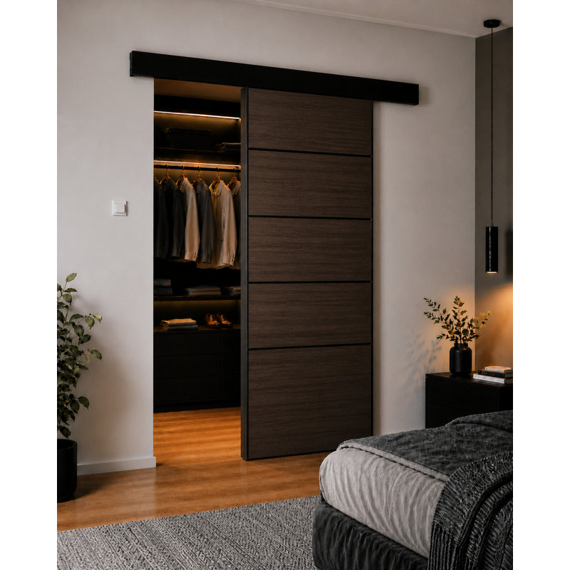 DOOR MARTI 1, 102cm x 205cm, Dark Ash