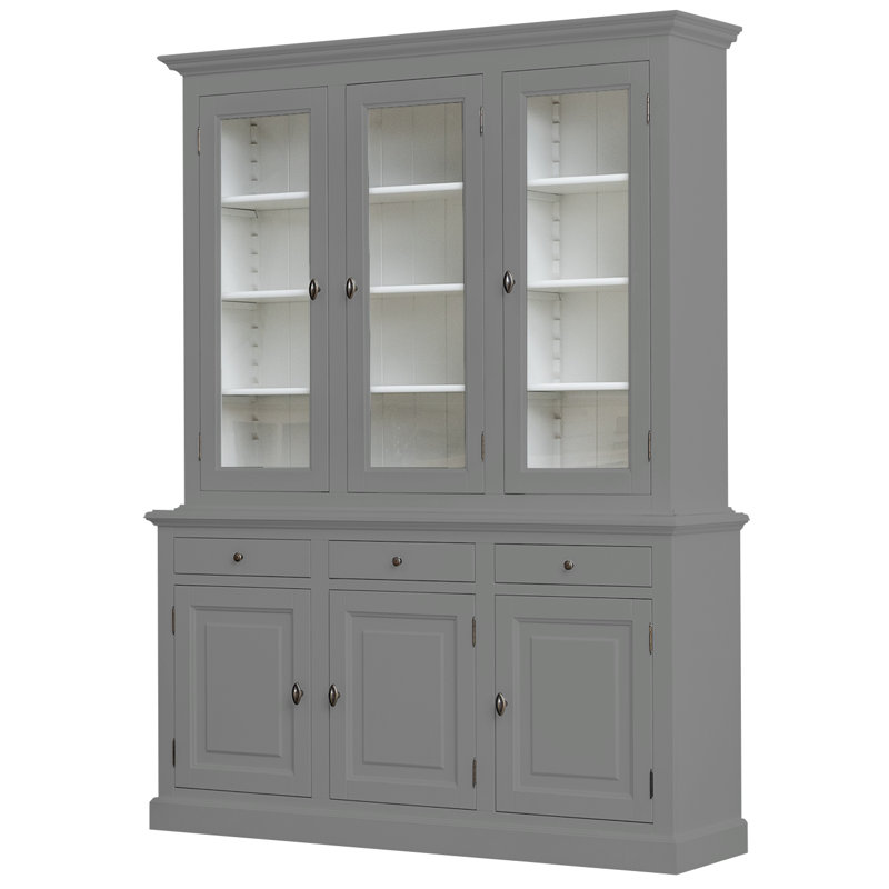 Berardina Display Cabinet, Dusty Grey