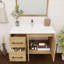 Meuble-lavabo mural 36 po avec lavabo en acrylique renforcé Victoria-97880857
