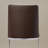 Chromium 18.1'' H Faux Leather Upholstered Metal Side Chair-908098585