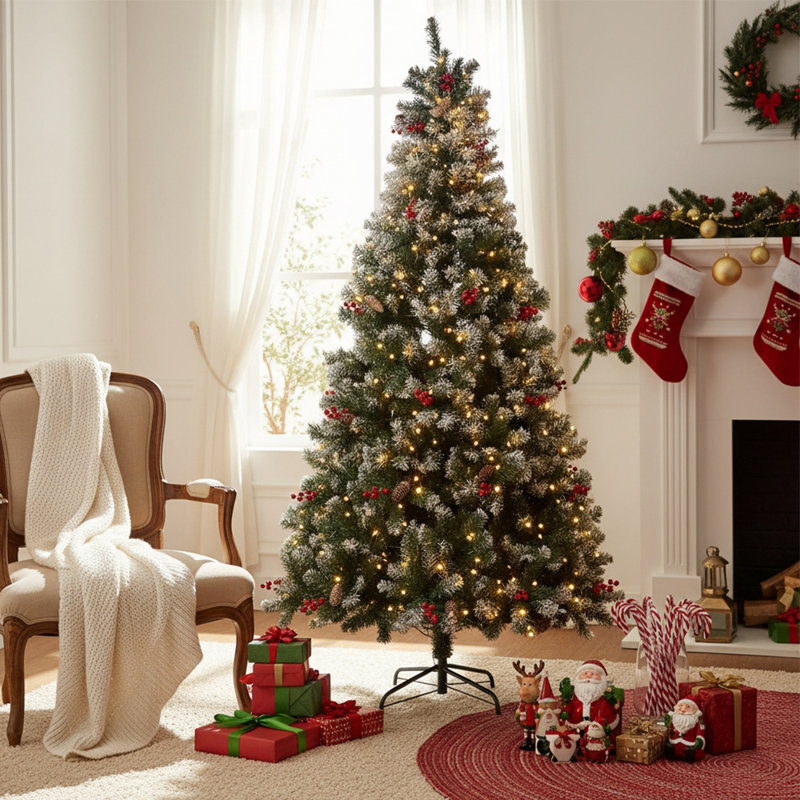 Artificial Pine Christmas Tree, 3.6' H