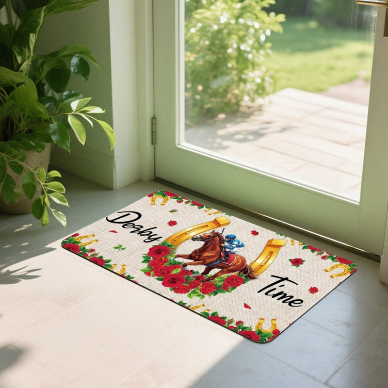 Tapis de sol beige 24 po x 36 po Derby Time
