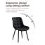 Ensemble de 6 chaises de salle à manger en cuir Marymar-77357391