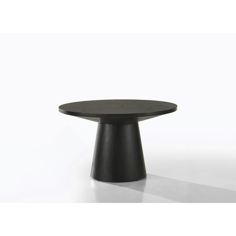 Table basse ronde noire l 29 po Jasper