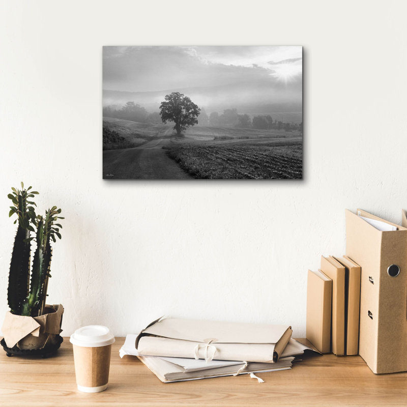  «Morning Haze 2» par Lori Deiter, art mural sur toile, H 12 po x l 18 po