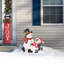 Piquet de Noël 32 po H Snowman
