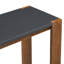 Console 60 po très résistante avec tablette inférieure, table d'entrée minimaliste d'une capacité de 220 lb par niveau-1926479113-1926479109