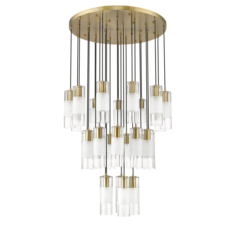 Lustre 27 lumières Premislao, Or