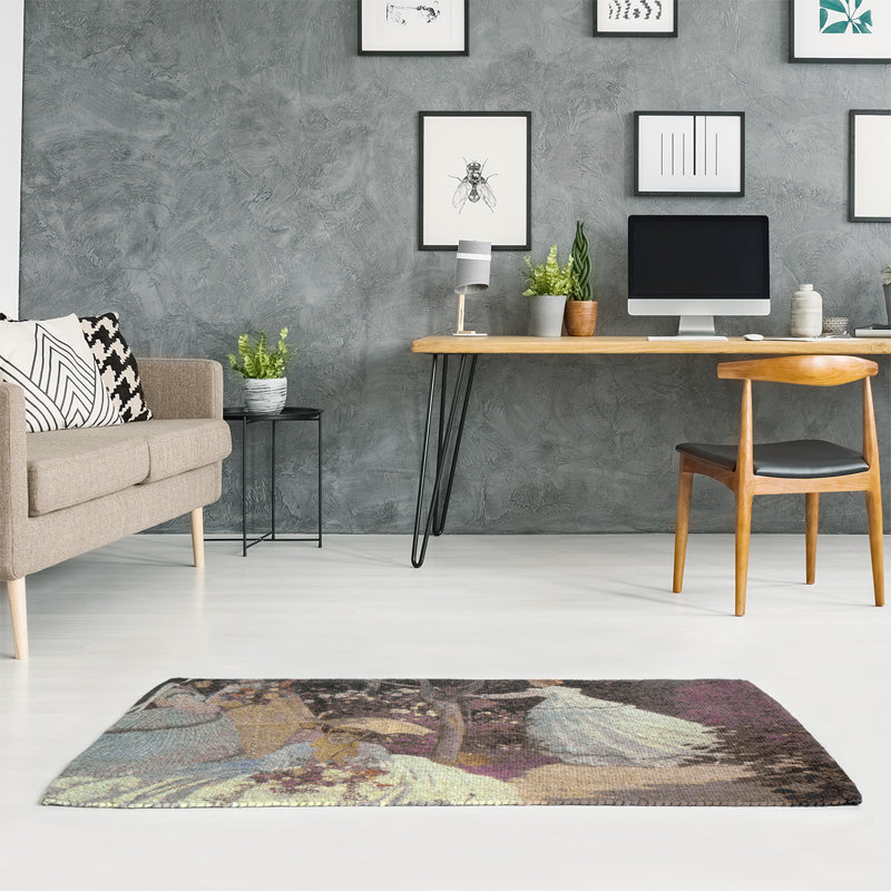 Chenille Floral Indoor Rug, Rectangle 2' x 3'