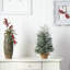 Arbre de Noël artificiel givré hiver