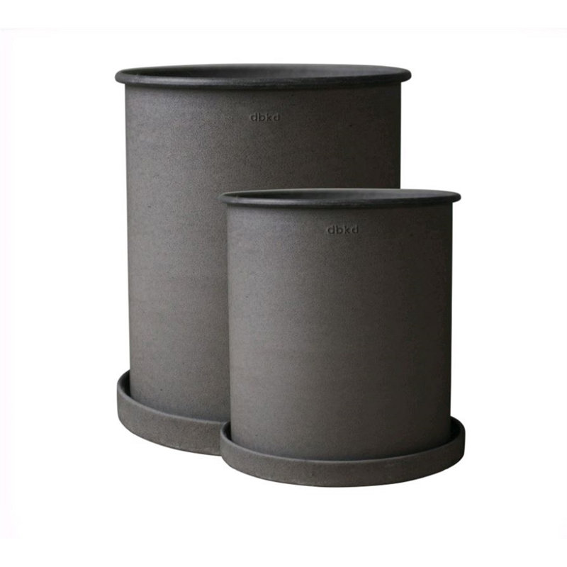 Metal Table Vase, Brown