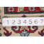 Tapis oriental Kazak à motif géométrique bleu clair 5 x 7