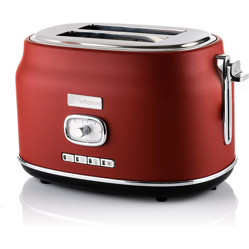 Retro 2 Slice Toaster, Red