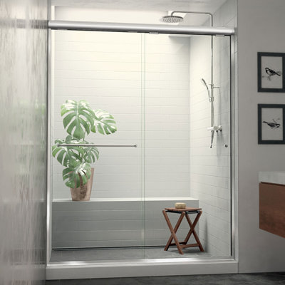 Porte de douche sans cadre Ese l 46 "x H 74,5" Ese