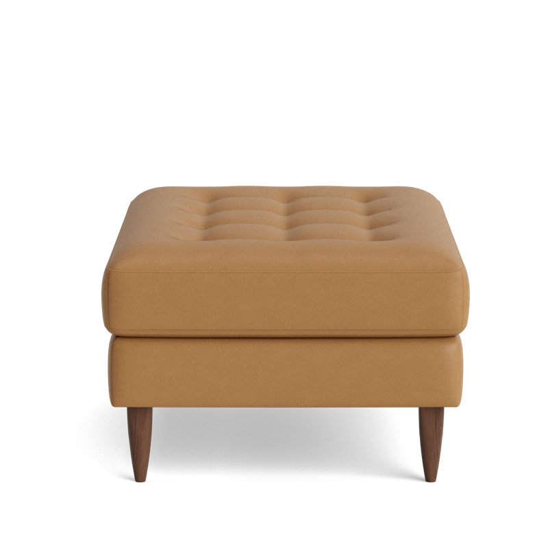 MCM Ottoman, Leather - Butterscotch