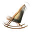 Chaise berçante simple en métal-101409961-101409960