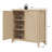 Boho - Rattan Sideboard With Adjustable Shelves-268404469