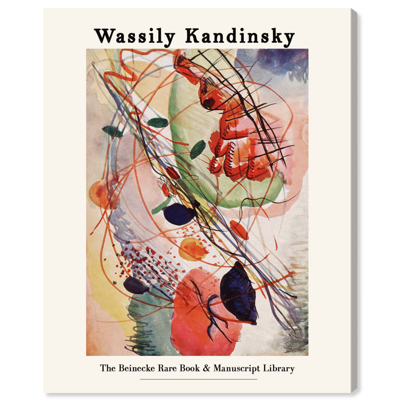Kandinsky, reproduction d'art sur toile, H 20 po x l 16 po x P 0,8 po