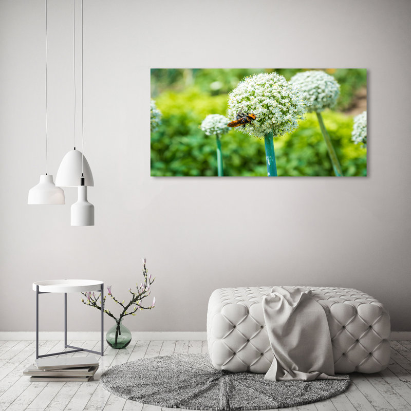 Blooming Garlic - Wrapped Canvas Print