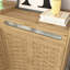 Armoire à café, buffet de style campagnard moderne avec tiroir et tablette réglable, rangement de porte de grange pour plusieurs pièces