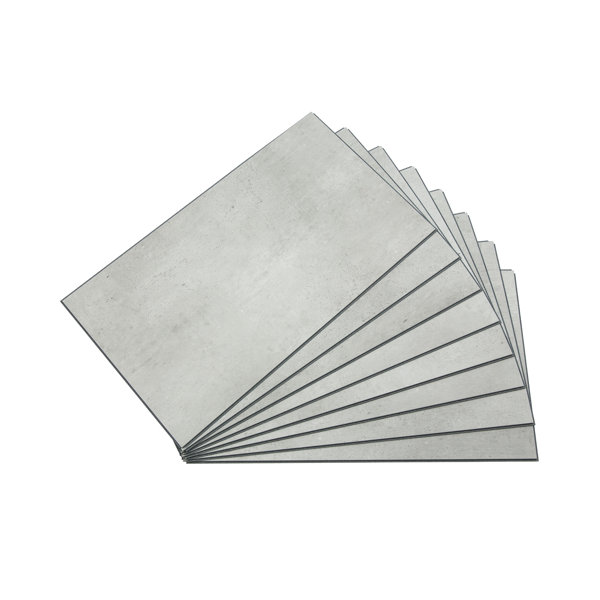 Palisade 25.6 In. X 14.8 In. Interlocking Vinyl Waterproof Wall Tiles In Frost Nickel (Pallet Of 25.6 In. X 14.8 In. Tile- 1,134sq ft Coverage)
