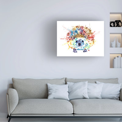 Lisa Whitehouse Hedgehog  Canvas Art