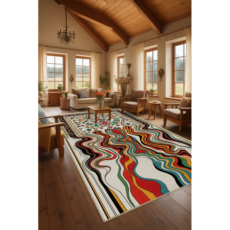 Tapis tissé à la main Mosso, 6'7" x 9'10"