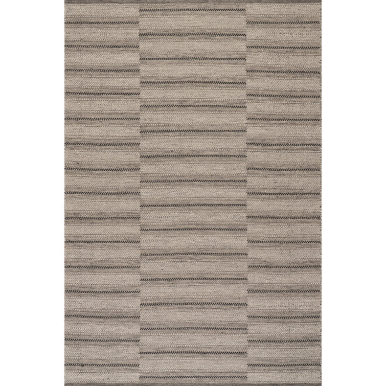 Nate Berkus Mateo Striped Wool Cozy Area Rug