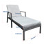 Chaise longue d'extérieur en rotin et osier-129694781