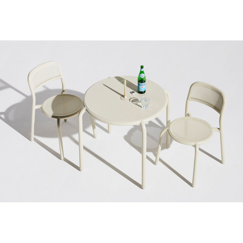 Toni Bistreau Outdoor Bistro Table Set With Chairs, Desert