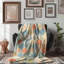 Jeté en sherpa 1 pièce Gentle Geometric-1674564191