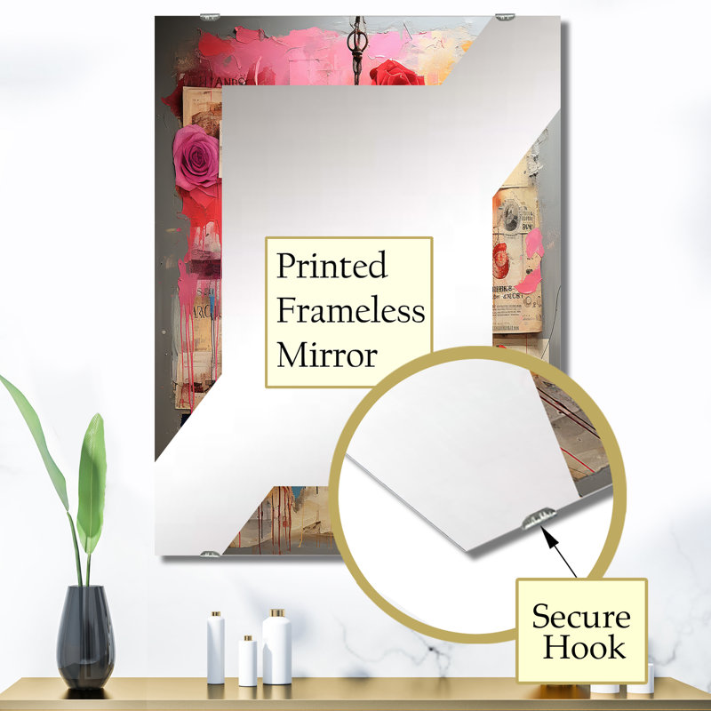 Hodgson - Miroir mural décoratif lustre MIR132423, 40 po x 30 po