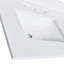Comptoir en quartz massif conçu pour une double cuve, surface résistante à l'usure avec structure d'installation réservée