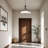 Thayne 5-Light Drum Pendant - Black-109883186