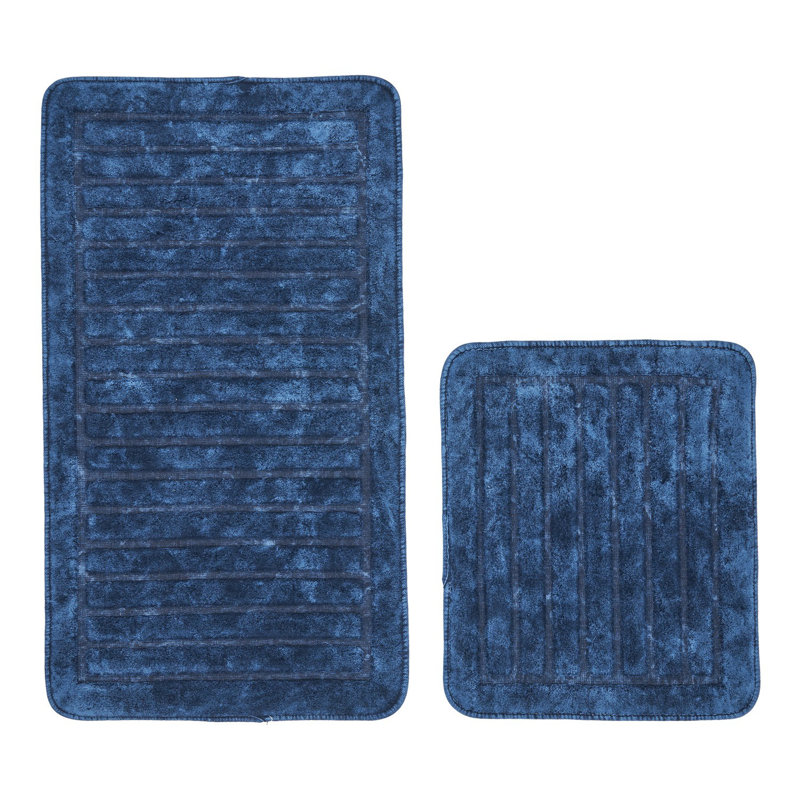 Non-Slip Bath Mat, Dark Blue