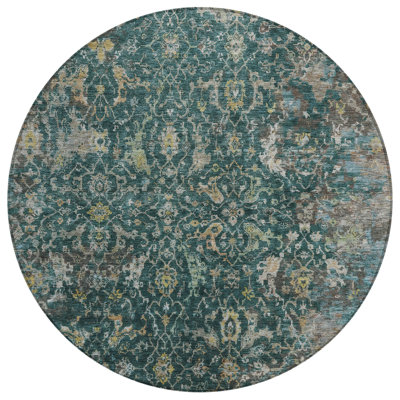 Machine Washable Indoor/Outdoor Jadiel ACN2359 Traditional Rug