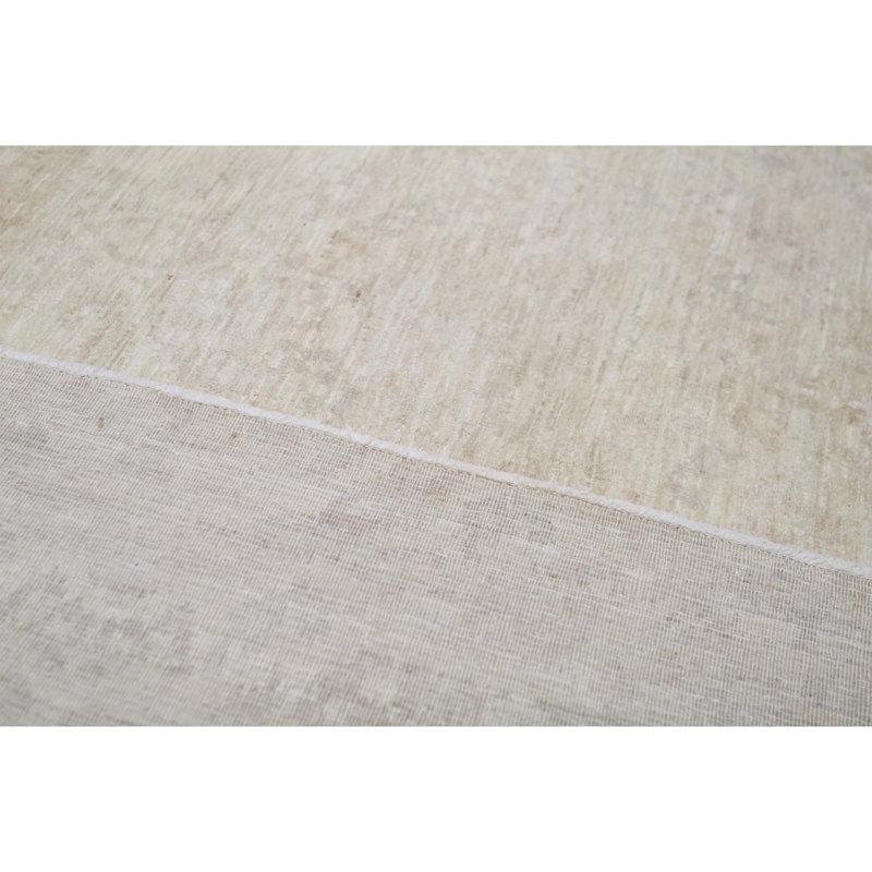 Sultanabad Wool Damask Area Rug in Coffee Cream