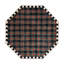 Stewart Tartan Black Washable Rug-532338496