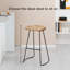 Tabouret de bar en bois massif Alberts-943440292-945433925
