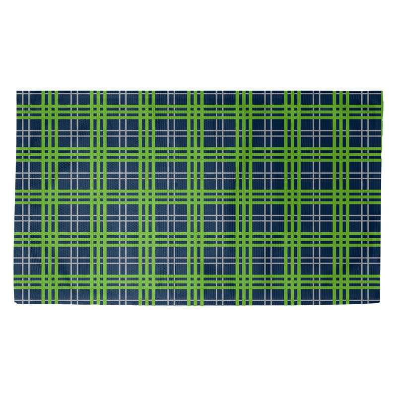 Plaid Indoor Rug, Rectangle 2' x 3'