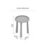 Table de bout en bois massif Beyan