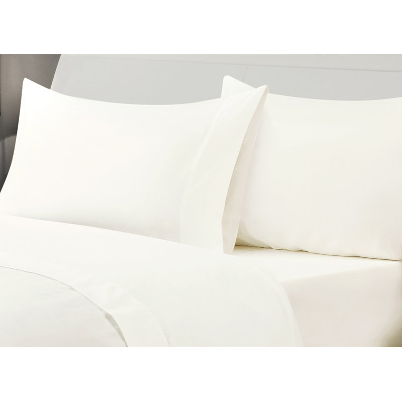 Billie-J Microfiber Sheet Set, Twin, White
