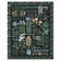 Kaldi Boho Washable Living Room Bedroom Area Rug Floral Large Non Slip Botanical Indoor Carpet
