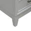 Table de chevet 2 tiroirs Oxford avec éclairage DEL et ports USB
