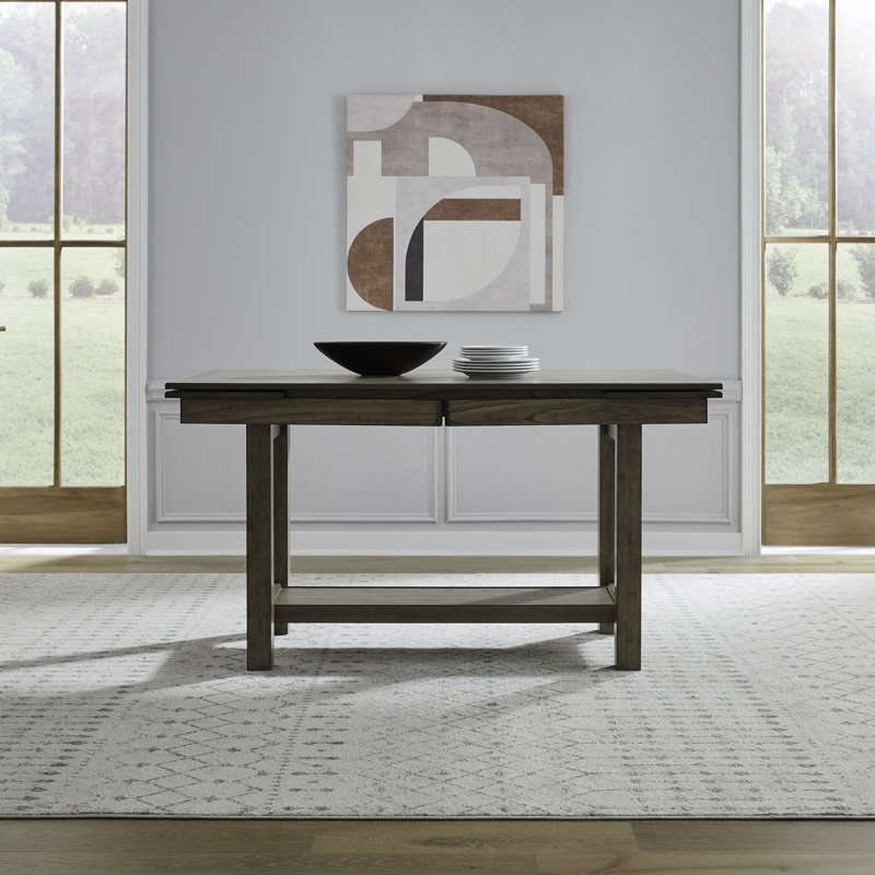 Gathering Trestle Table Set, Brown