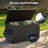 180 Gallon Deck Box with Double-Wall Resin, Lockable Outdoor Storage Bench for Patio, 55.5" L-128989521