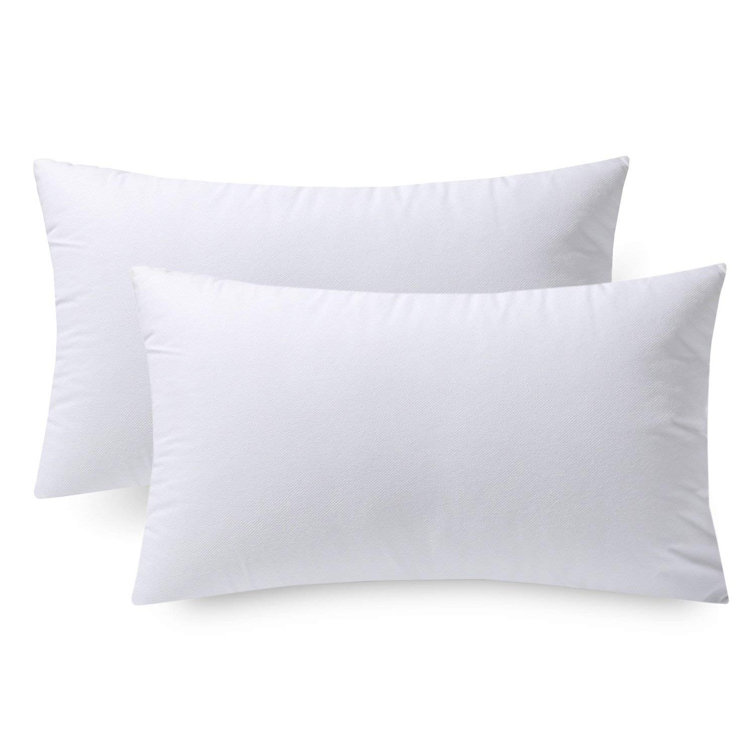 Arywn Polyfill Indoor / Outdoor White Square Throw Pillow Insert Wade Logan Size: 20 x 20