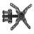 Mount-It! Full Motion TV Wall Mount Bracket w/ 15" Extension Articulating Tilt Arm | Fits 17-47 in.